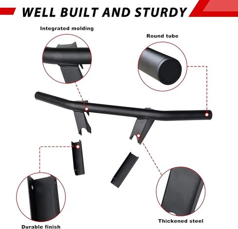 XT Front Bumper for Can-Am Outlander 500 700 2023+, Heavy Duty Combined Front Brush Guard Steel Bumper Protector for Can Am Outlander 500 700 PRO 2023-2024 Accessories, Replace#715004952 in Saudi Arabia