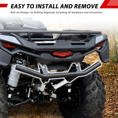 XT Front Bumper for Can-Am Outlander 500 700 2023+, Heavy Duty Combined Front Brush Guard Steel Bumper Protector for Can Am Outlander 500 700 PRO 2023-2024 Accessories, Replace#715004952 in Saudi Arabia