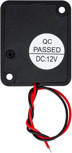 Anti-Theft Car Burglar Alarm 6/12/15V 120dB Active High Decibel Buzzer Safe Box Burglar Alarm Car Accessories QSI-4840 in Saudi Arabia