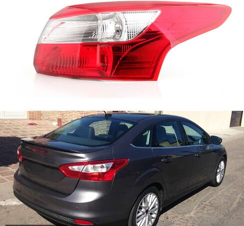 ضوء خلفي متوافق مع Ford Focus Sedan 2012 2013 2014 مع لمبة بديلة FO2818151 (جانب السائق الأيسر) in Saudi Arabia