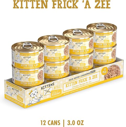 Weruva B.F.F. Kitten Cuddle Buds, 2.8oz Can (Pack of 12) in Kuwait