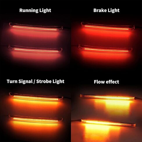 Motorcycle LED Saddlebag Tail Light Running Brake Sequential Turn Signal Lamp Fit for Harley Touring Street Gilde Road King Road Gilde Electra Glide Ultra Limited 2008-2013 in Saudi Arabia