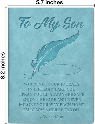 Son Gifts from Mom Notebook Writing Journal Gifts for Son Graduation Birthday Christmas in Saudi Arabia