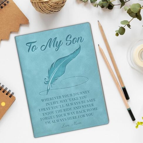 Son Gifts from Mom Notebook Writing Journal Gifts for Son Graduation Birthday Christmas in Saudi Arabia