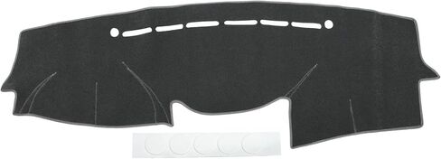 Dash Cover Compatible for Hyundai Veracruz 2007-2012, Non-Slip Polyester Silicone Gray Front Dashboard Cover Pad Carpet in Saudi Arabia