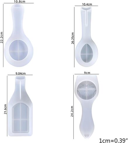 Creative Epoxy Resin Mold, Spoon Fork Holder Pad DIY Silicone Mold Spatula Rack Utensil Tray Silicone Mold in Saudi Arabia