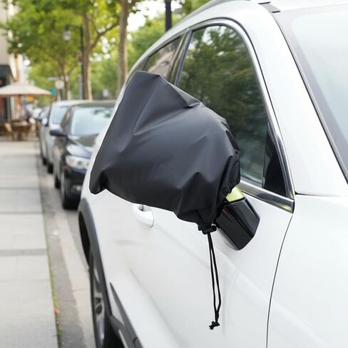 2Pcs Side Mirror Covers, Side View Mirror Cover Auto Rearview Protection Cover Waterproof Car Sides Mirrors Protection Snow Ice Bird Droppings Mirrors Auto Exterior Rear Accessories with Drawstrings in Saudi Arabia
