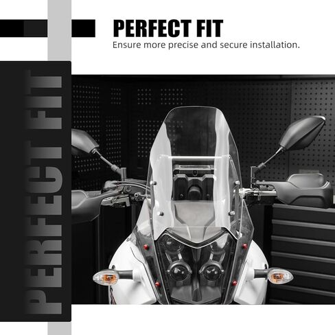 الزجاج الأمامي من NICECNC متوافق مع Yamaha Tenere 700 /XTZ700 2019 2020 2021 2022 2023 2024 انظر Fitmernt in Saudi Arabia