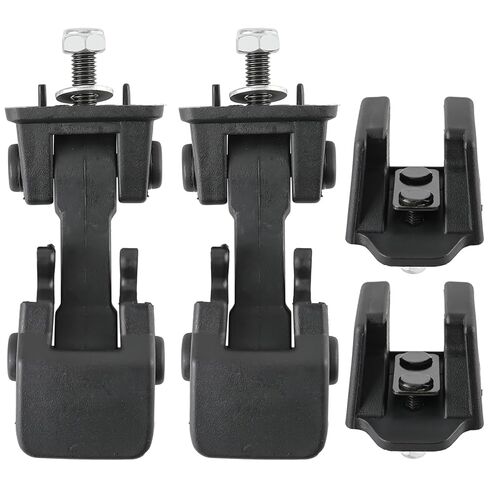 حزمة من 2 68038118AA 55176636AD مجموعة استبدال مزلاج غطاء محرك السيارة مع دعامة متوافقة مع Jeep Wrangler TJ 1997 1998 1999 2000 2001 2002 2003 2004 2005 2006 in Saudi Arabia