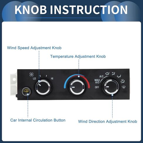 No.84793088/599294 Climate Control Module for Chevrolet Express 1500 2500 2001-2014 Heater A/C Climate Control Panel Black in Saudi Arabia
