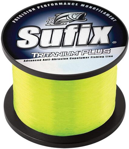 Sufix Tritanium Plus 1/4-Pound Spool Size Fishing Line (Dark Green, 14-Pound) in Kuwait