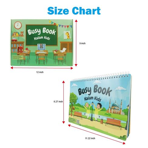 Kalam Kids Busy Book- Arabic and Islam Montessori Busy Book for Toddlers, Toddler Activity Book, Islam Learning and Arabic Learning for Toddlers in Saudi Arabia
