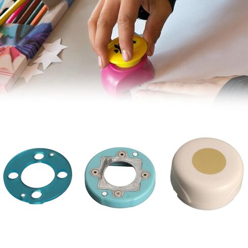 Paper Punch, Metal Precise Positioning Magnetic Craft Hole Punch DIY for Business Cards (Round) in Saudi Arabia