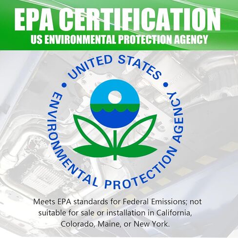 محول حفاز أمامي مع مجموعة حشية متوافقة مع Chevy Cruze 2011-2016، Sonic 2012-2020، Trax 2013-2021، Buick Encore 2013-2021 1.4L استبدال# 674-854 16953 - متوافق مع وكالة حماية البيئة in Kuwait