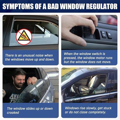 741-578 Rear Left Power Window Regulator and Motor Assembly Compatible with 2002-2006 Escalade/02-06 GMC Yukon XL/Sierra/Silverado/Tahoe/Suburban/Avalanche in Kuwait