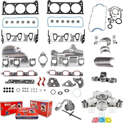 DNJ EK3135BM Master Engine Rebuild Kit for 2006-2011 Buick, Chevrolet, Pontiac, Saturn Aura, G6, Impala 3.5L-3.9L V6 12V OHV 3490cc in Saudi Arabia