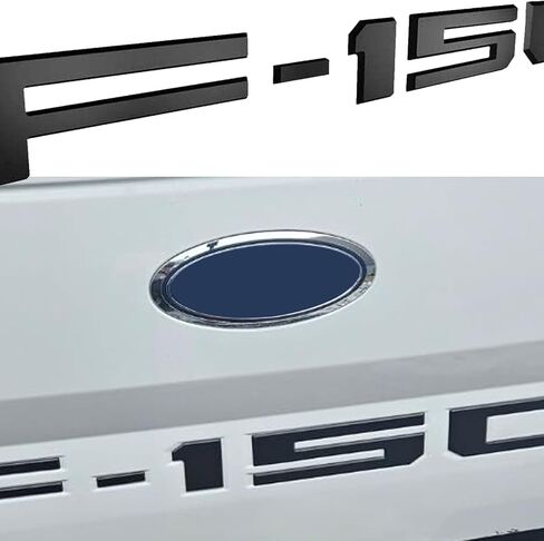 Tailgate Insert Letters Compatible with 2021 2022 2023 2024 2025 3D Emblems with Strong Adhesive 250530 Matte Black (Big(2021-2025)-Glossy Black in Saudi Arabia