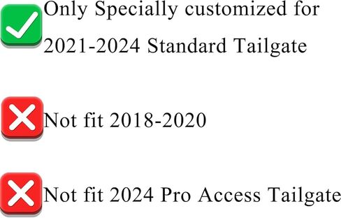 Tailgate Insert Letters Compatible with 2021 2022 2023 2024 2025 3D Emblems with Strong Adhesive 250530 Matte Black (Big(2021-2025)-Glossy Black in Saudi Arabia