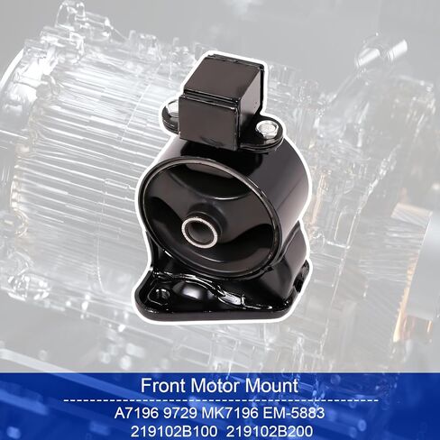 طقم تثبيت محرك المحرك متوافق مع 2011-2013 Kia Sorento 2.4L 3.5L FWD، لـ 2010-2012 Hyundai Santa Fe 2.4L 3.5L FWD لاستبدال OE# A7195 / A7196 / A7198 / A71018 مجموعة من 4 in Kuwait