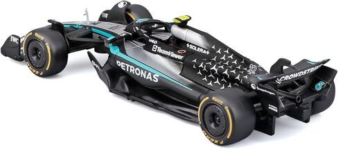 1:43 Model Car for 2025 Race F1 W16 12# Kimi Antonelli F1 63# George Russell Formula Racing Alloy Car Diecast Model (1/43 W16 12# W/Helmet) in Saudi Arabia