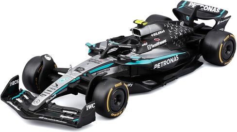 1:43 Model Car for 2025 Race F1 W16 12# Kimi Antonelli F1 63# George Russell Formula Racing Alloy Car Diecast Model (1/43 W16 12# W/Helmet) in Saudi Arabia