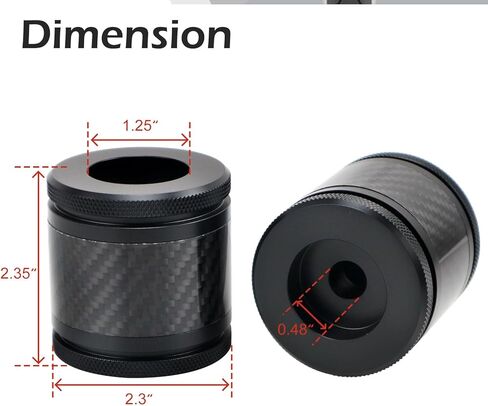 Crash Bar CNC Carbon Fiber Inlay Sliders Decorative Wheels Rotatable End Caps Fits for 1.25" Front Engine Guard Rear Saddlebag Guard CNC 60mm (Red) in Saudi Arabia