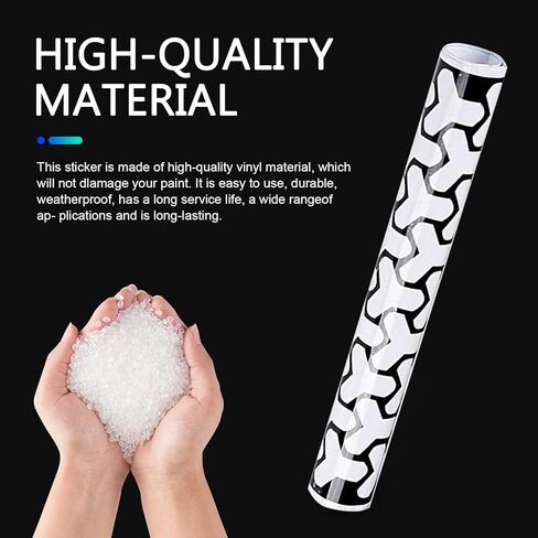 2 PCS Car Rear Tail Light Stickers, 18.9" x 11.81" Honeycomb Graphic Taillight Decal, Waterproof DIY Taillight Tint Film Sheet, Universal Light Cover Modification (Black) in Saudi Arabia