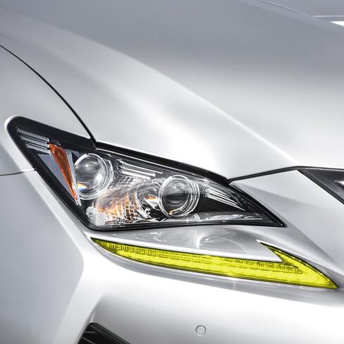 SlickMod PreCut Vinyl Smoke Tint for 2015-2018 Lexus RC Headlight (1. Headlight, 35% Light Smoke) in Saudi Arabia