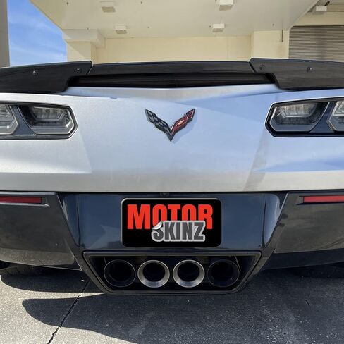 SlickMod PreCut Vinyl Smoke Tint for 2014-2019 Chevy Corvette C7 Tail Light (1. Full Taillight, 20% Dark Smoke) in Saudi Arabia