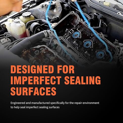 HiSport Valve Cover Gasket Seal - Compatible with Buick Envision Regal TourX Cadillac ATS CT6 CTS Chevy Camaro Malibu Limited Traverse GMC Acadia Canyon 2.0L 2.5L 2013-2018 - Replace 12635953 in Kuwait