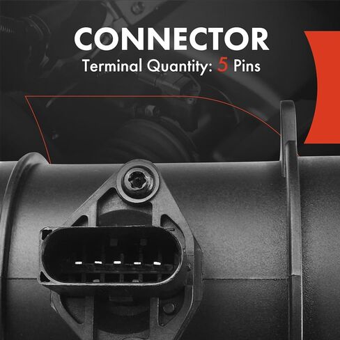 مستشعر تدفق الهواء الشامل A-Premium [5 دبابيس] متوافق مع BMW 545i/645Ci/745i 2004-2005، X5 2004-2006، 745Li 2003-2005 V8 4.4L in Saudi Arabia