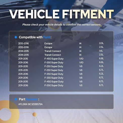 ENA جهاز قياس تدفق الهواء الشامل MAF متوافق مع Ford F250 F350 F450 F550 Super Duty Escape Transit Connect 2011 2012 2013 2014 2015 2016 استبدال لـ 8650087 2451331 AF10453 AFLS166 BC3Z12B579A in Saudi Arabia
