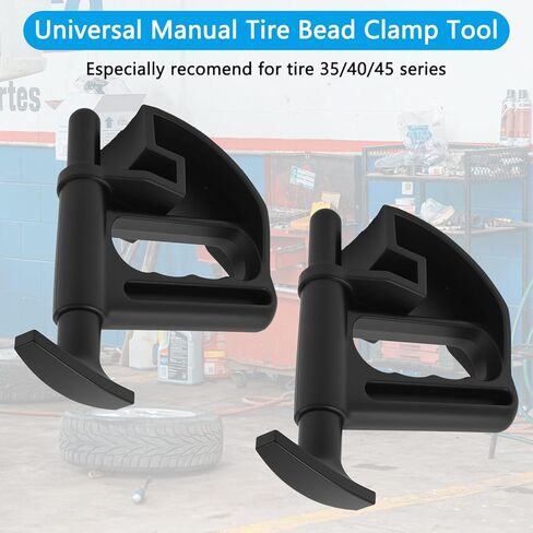Universal Tire Bead Clamp Tools Drop Center Helper - Rim Pry Solid Nylon Plastic No Scratches Built-in Spring for Most Vehicle Motorcycle Low Profile Tire (2 Pack) in Saudi Arabia