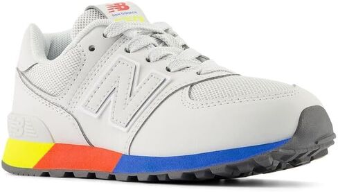 New Balance Kids 574 V1 70s Racing Lace-up Sneaker, Lilac Glo/Bright Lavender, 2.5 US Unisex Little in Saudi Arabia