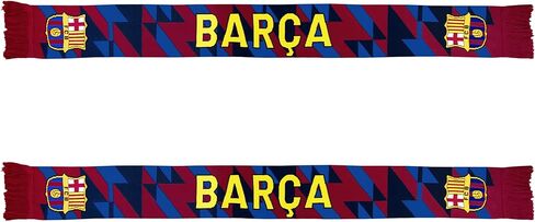 Icon Sports FC Barcelona Reversible Soccer Scarf, Red, One Size, (FCB22SC) in Kuwait