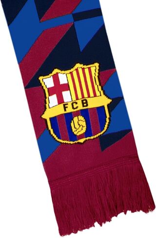Icon Sports FC Barcelona Reversible Soccer Scarf, Red, One Size, (FCB22SC) in Kuwait