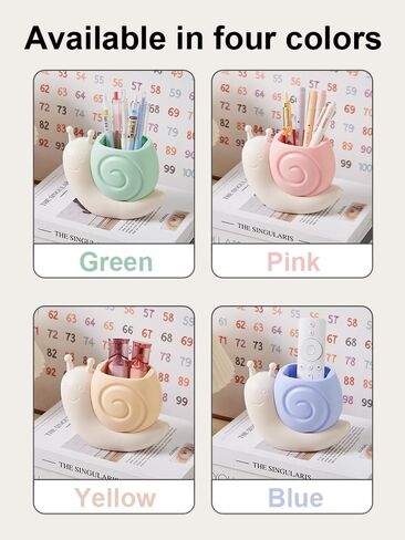 Cute Stationery Holder, Cute Desk Organizer for Stationery, Makeup Brushes, Toothbrush & Art Supplies, Perfect for Office, Home, School Decor, Green in Saudi Arabia