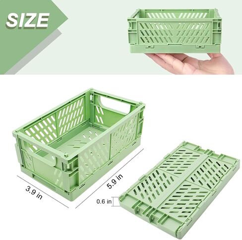 4 Pack Multicolor Stackable Storage Bins – Foldable & Durable Organizers for Kitchen, Office, or Drawer. Space-Saving Design for Home & Workspace! in Saudi Arabia