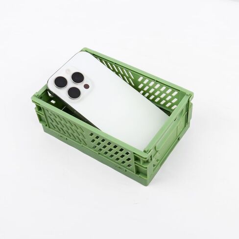 4 Pack Multicolor Stackable Storage Bins – Foldable & Durable Organizers for Kitchen, Office, or Drawer. Space-Saving Design for Home & Workspace! in Saudi Arabia