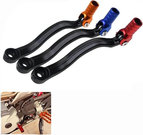 Motorcycle Accessories Forged Gear Shift Lever Pedal Fit For K-tm EXC 250 300 EXCF 350 SX 125 SXF 150 450 505(Orange) in Saudi Arabia