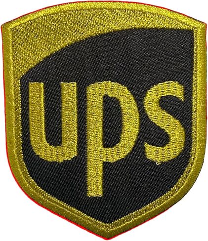 UPS Logo Design Iron-on Patches for Clothes, Punk Embroidered Badge Iron/Sew on Applique Repair Patch, DIY Accessories for Clothes Jeans Backpacks Jackets in Saudi Arabia