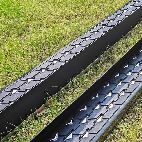 2PCS Running Boards for Jeep Grand Cherokee 2022-2025(Exc.4XE) Side Steps Complete Kit Car Nerf Bar Accessories New Upgrade Black Panel All-New Upgrade Black&Sliver(BXGMTXH) in Saudi Arabia