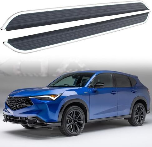 2Pcs Black Running Boards Side Steps Nerf Bars - Exact Fit for Acura ADX 2025 Heavy Duty Pedal for SUV in Saudi Arabia