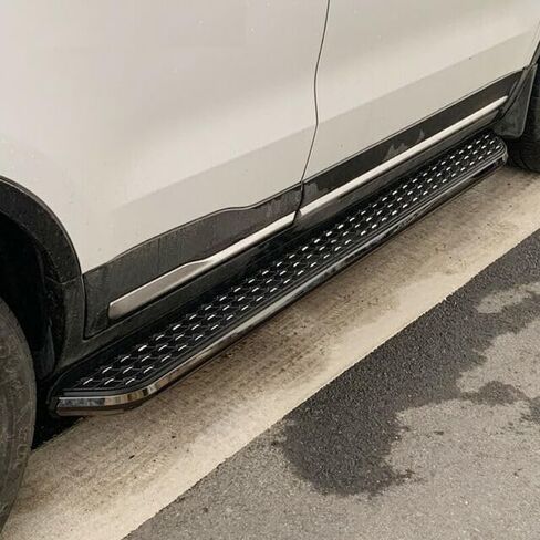 2PCS Running Boards for Jeep Grand Cherokee 2011-2021 Side Steps Complete Kit Car Nerf Bar Accessories New Upgrade Black Panel All-New Upgrade Black&Sliver(BXGMTXH) in Saudi Arabia