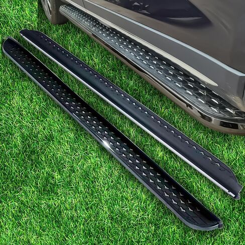 2PCS Running Boards for Volkswagen VW ID.4 2020-2025 Side Steps Complete Kit Car Nerf Bar Accessories New Upgrade Black Panel All-New Upgrade Black&Sliver(BXGMTXH) in Saudi Arabia