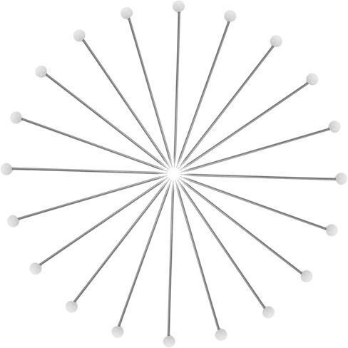 STOBOK 500pcs Quilting Pins with Glass Ball Head Durable Hand Sewing Accessories for Dressmaking Quilting and Fabric Positioning Projects Reliable Performance for DIY Crafts in Saudi Arabia