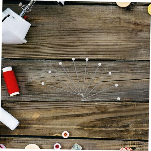 STOBOK 500pcs Quilting Pins with Glass Ball Head Durable Hand Sewing Accessories for Dressmaking Quilting and Fabric Positioning Projects Reliable Performance for DIY Crafts in Saudi Arabia
