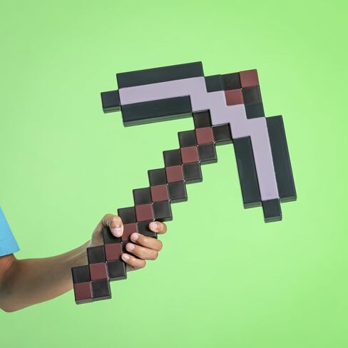 إكسسوار أزياء Disguise Netherite Pickaxe، معدات أزياء Minecraft الرسمية للأطفال، مقاس واحد in Saudi Arabia