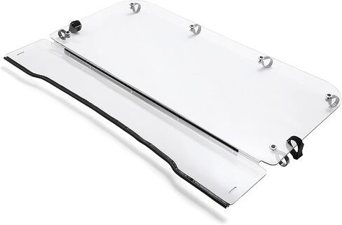 KUAFU 1/4" Thick Folding Windshield Compatible with 2009-2023 KAWASAKI MULE 4000 4010 TRANS Front Clear Flip Windscreen UTV in Saudi Arabia