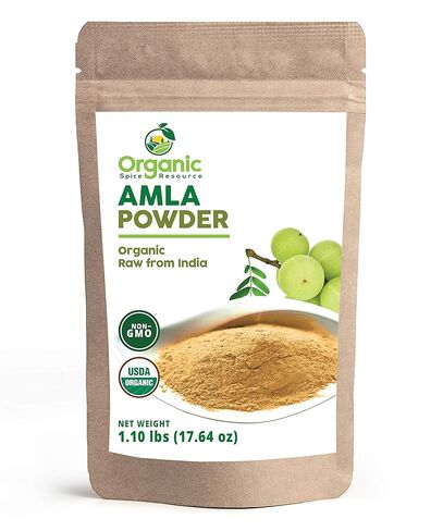 Organic Amla Powder | 8 oz (226g) | Amalaki, Non-GMO, 100% Raw from India, by SHOPOSR in Saudi Arabia